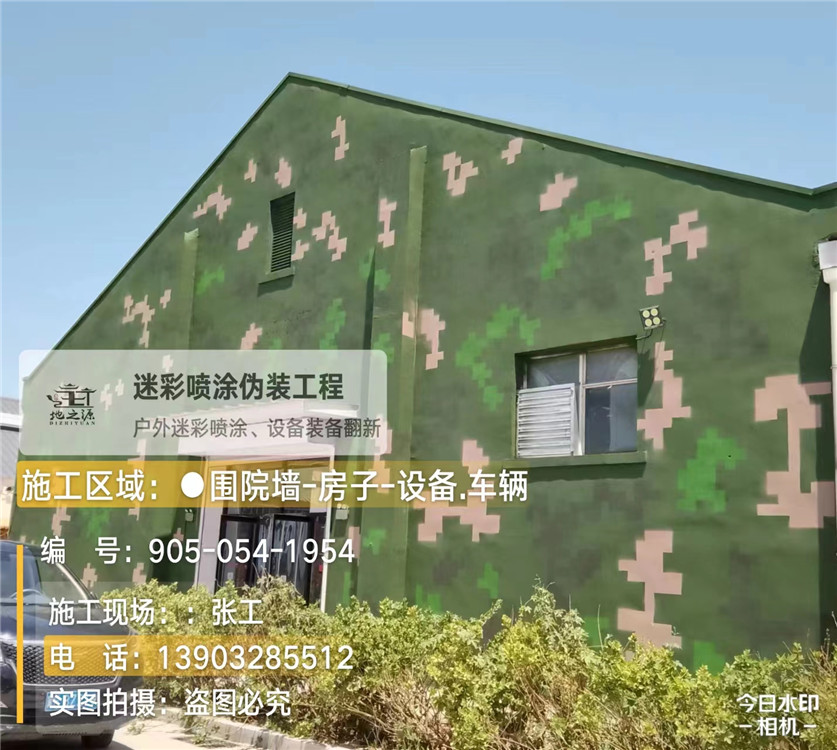 景德镇外墙数码迷彩漆施工报价清单（100㎡标准墙面测算）